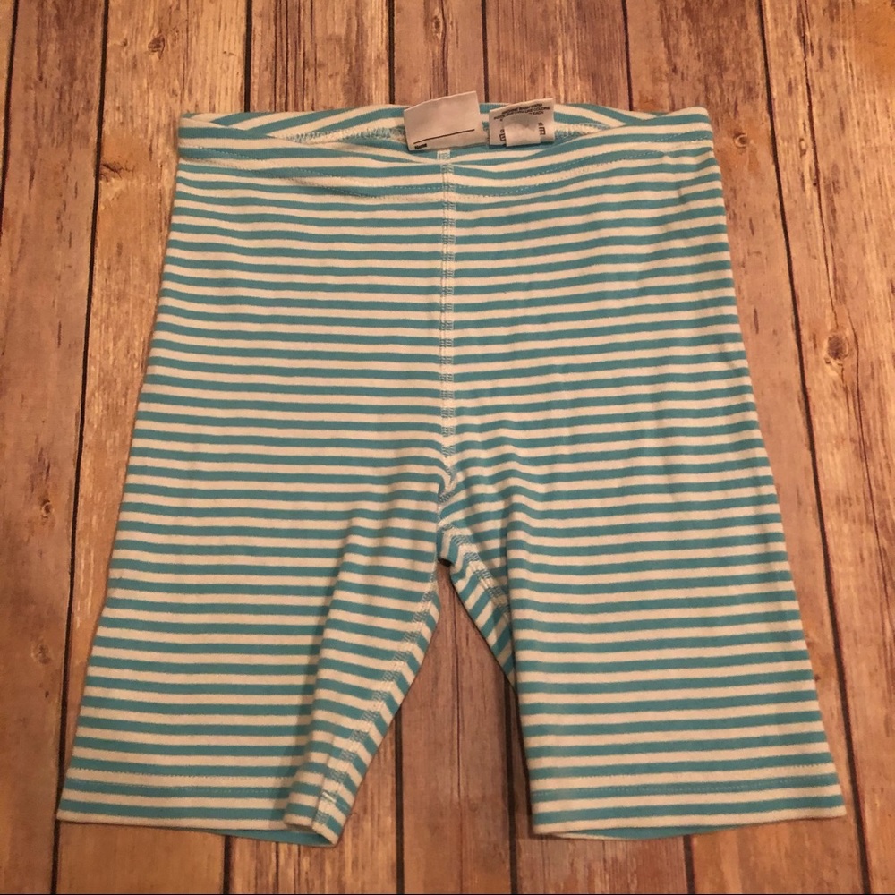 Hanna aquamarine striped shorts